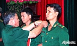 Thăng quân hàm sĩ quan cho 34 đồng chí