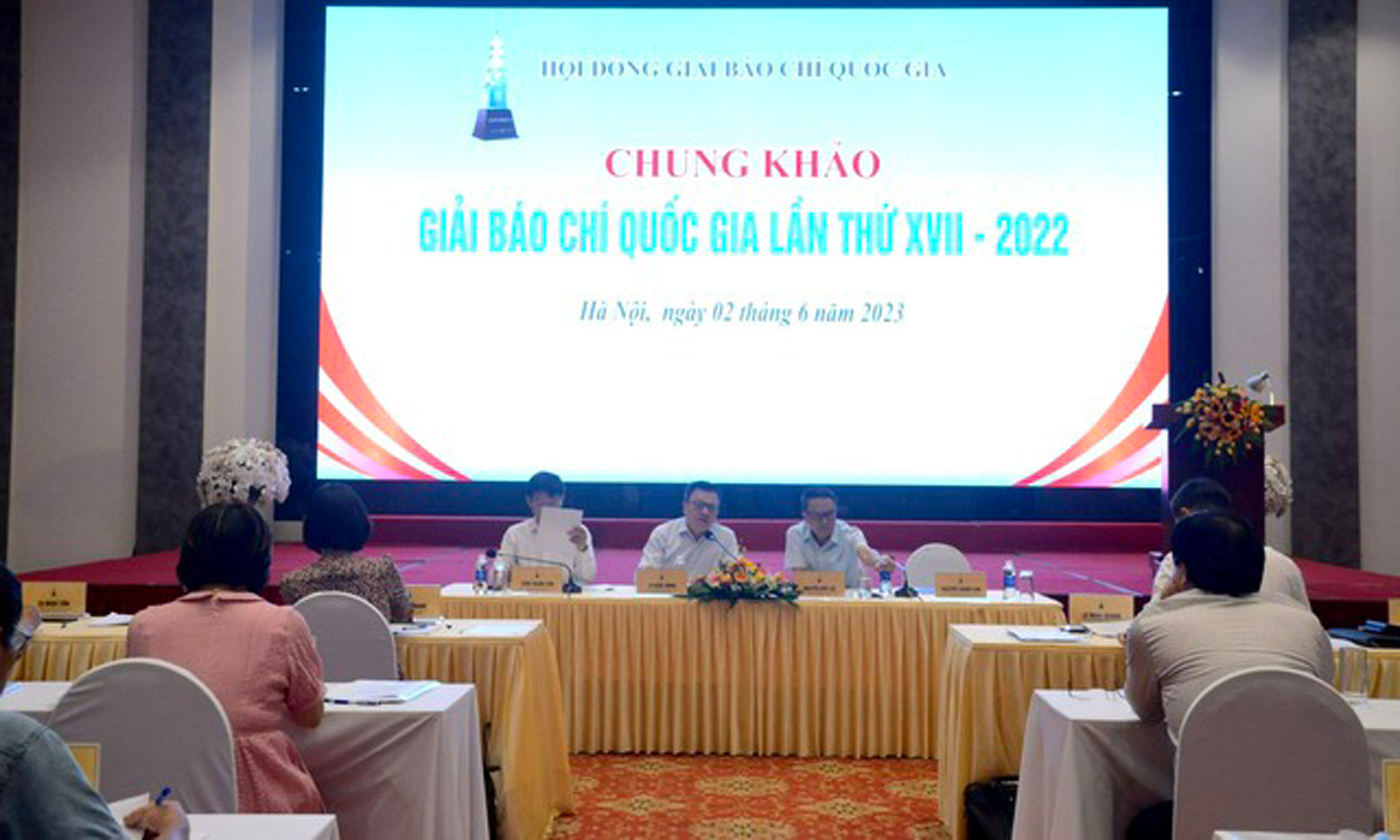 Khai mạc vòng chung khảo Giải Báo chí quốc gia lần thứ XVII-năm 2022 - Ảnh: VGP/Nhật Nam
