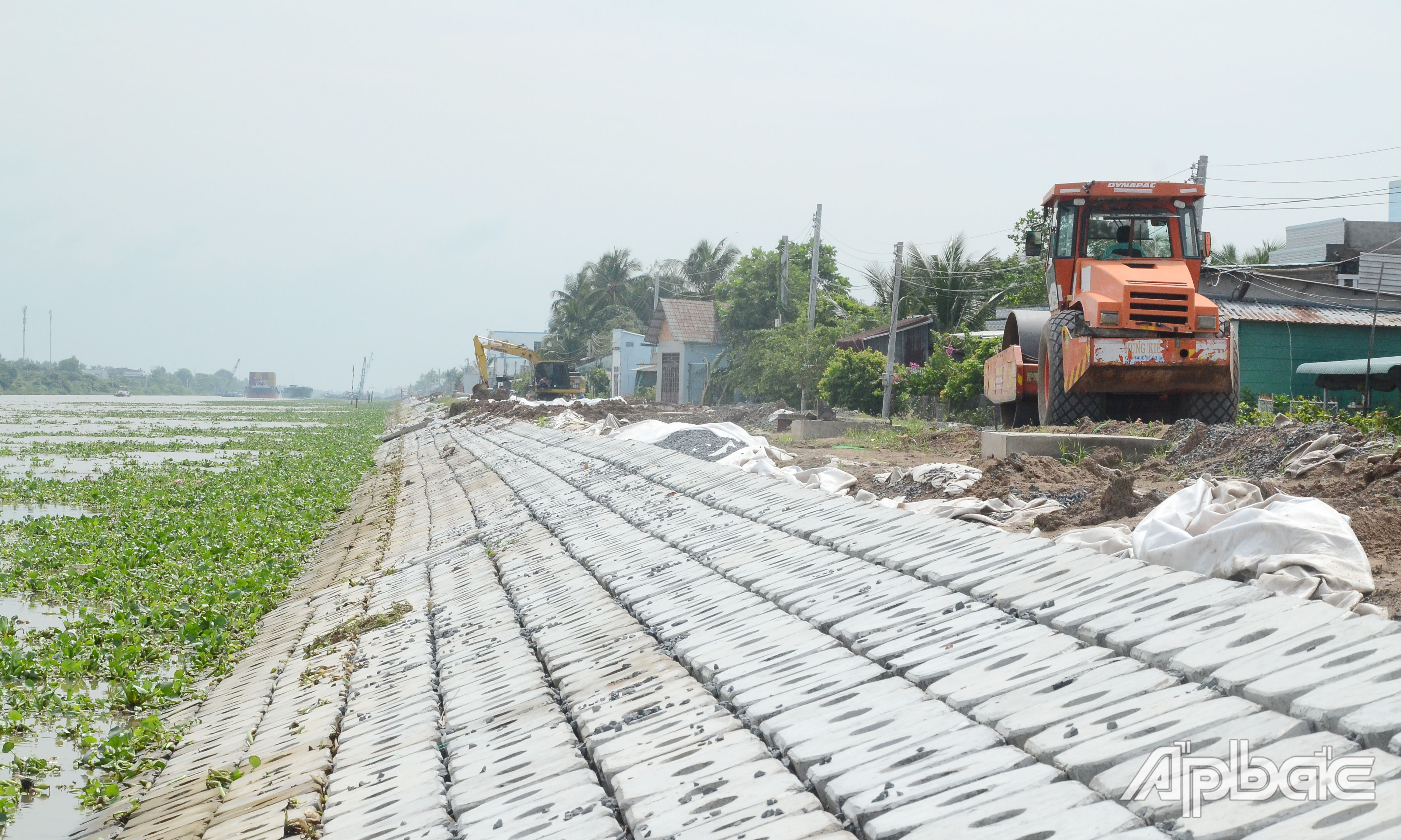 Chủ đầu tư đang đẩy nhanh tiến độ thi công.