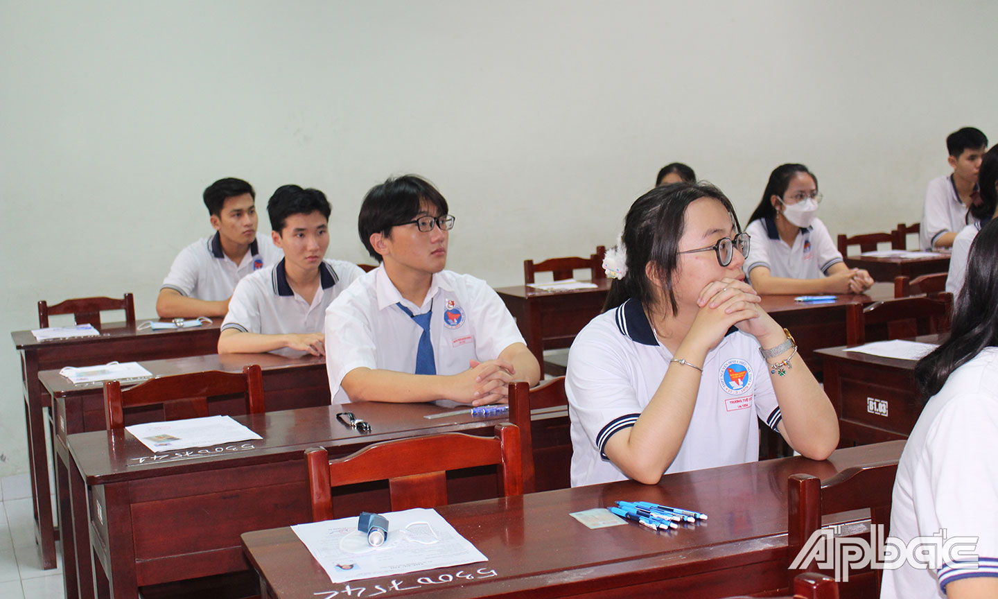 TS Trường THPT Nguyễn Đình Chiểu tự tin bước vào kỳ thi.