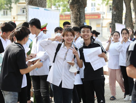 Thí sinh dự thi tốt nghiệp THPT 2023.
