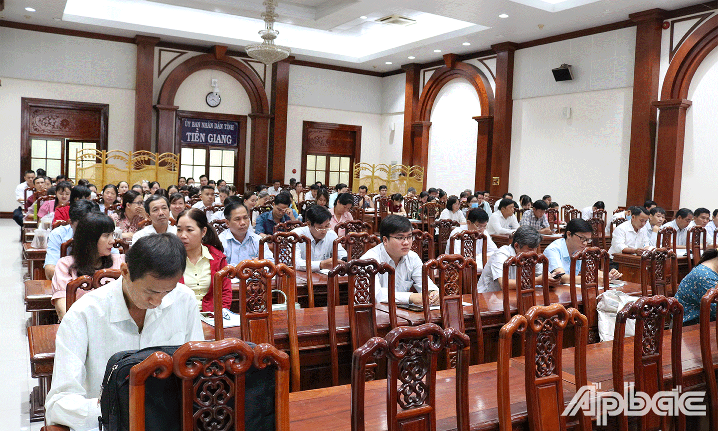 Các học viên tham dự Hội nghị tập huấn