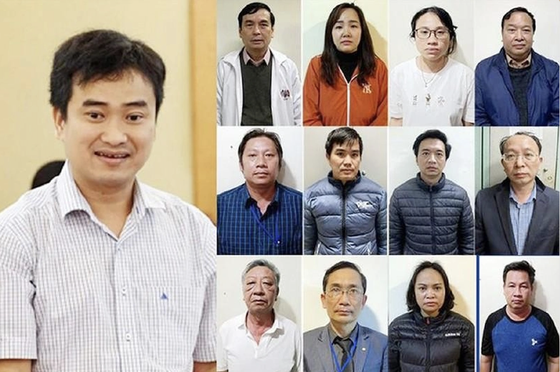 Các bị can trong vụ án. Nguồn: BỘ CÔNG AN
