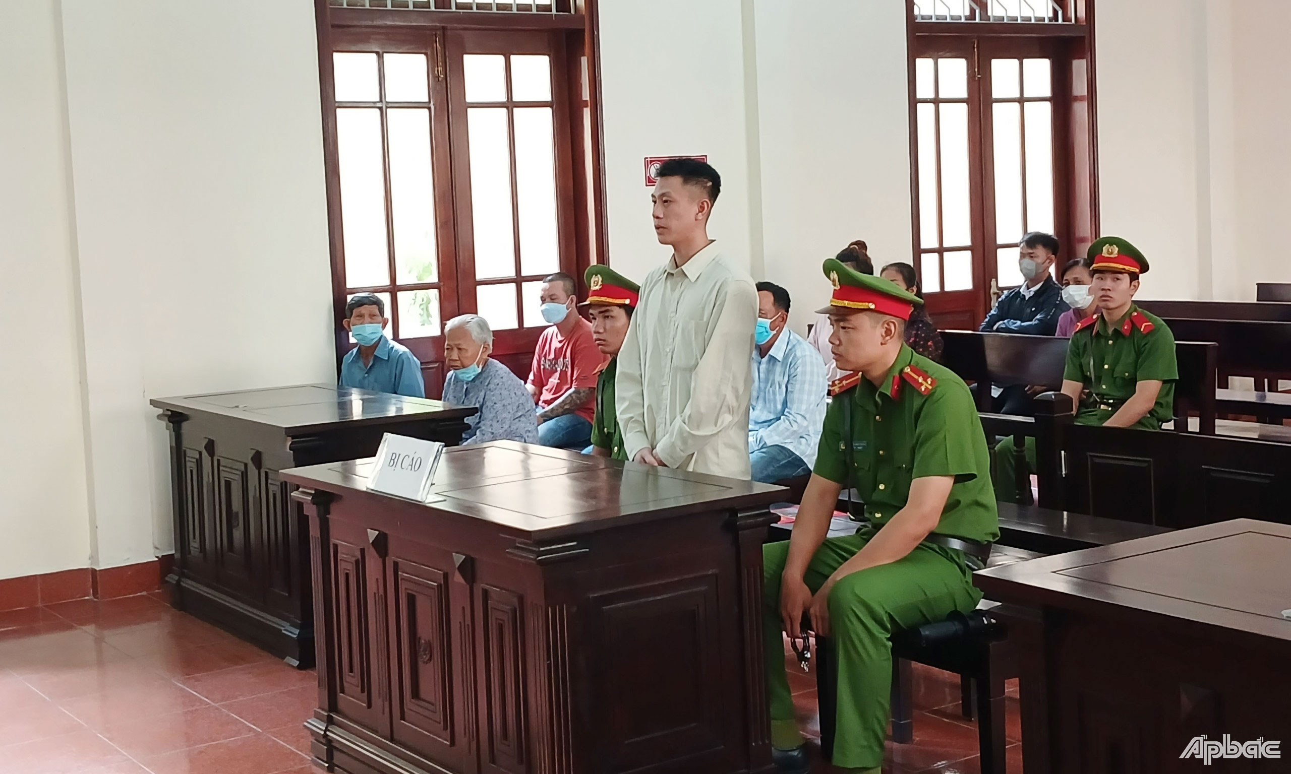 Bị cáo Tài tại phiên tòa.