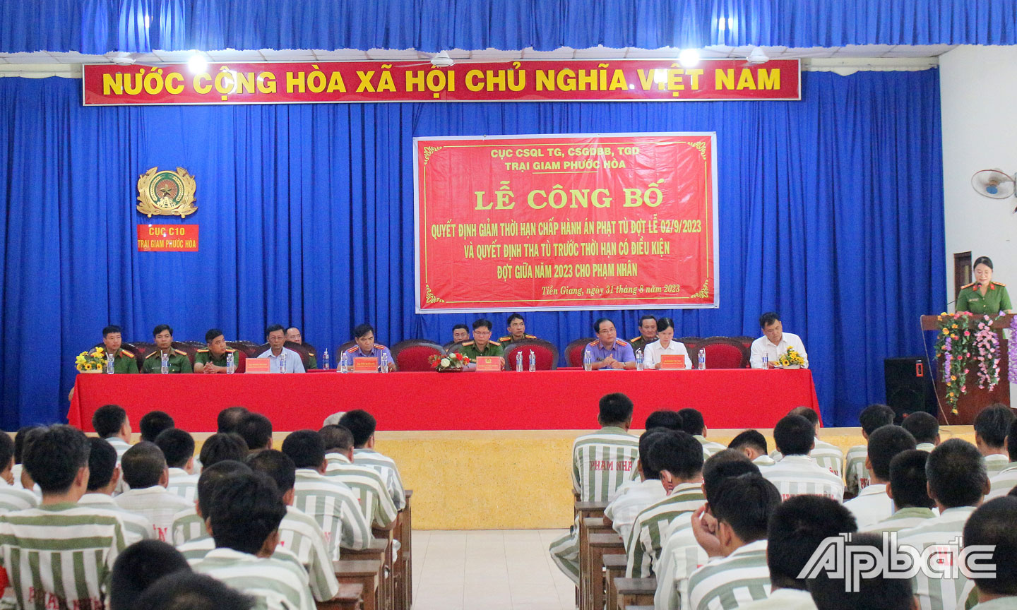 Quang cảnh buổi lễ.