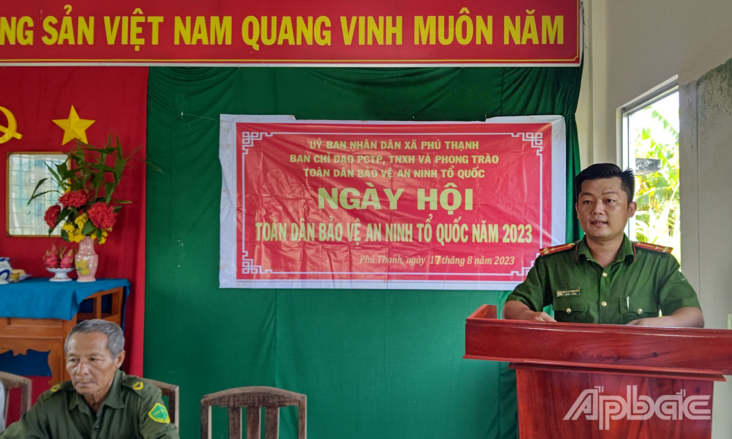 Thượng úy Nguyễn Phan Thanh Chính.