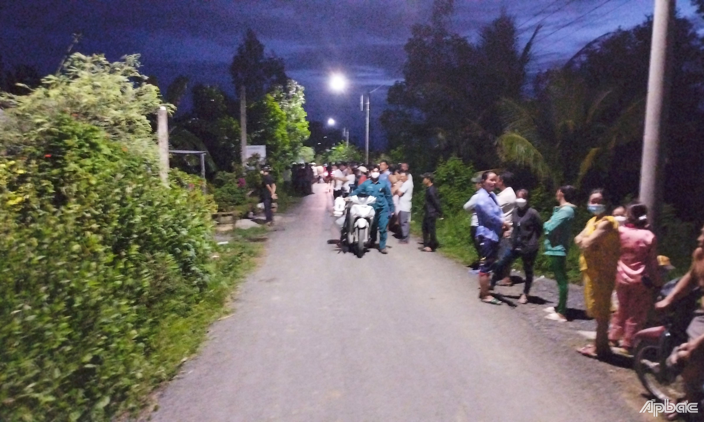 Hiện trường vụ án mạng.