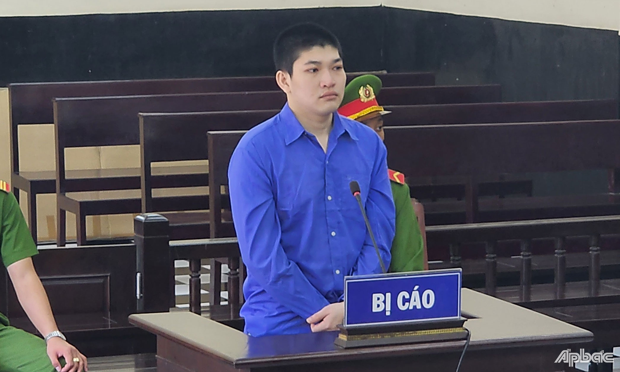 Bị cáo Hải tại phiên tòa.