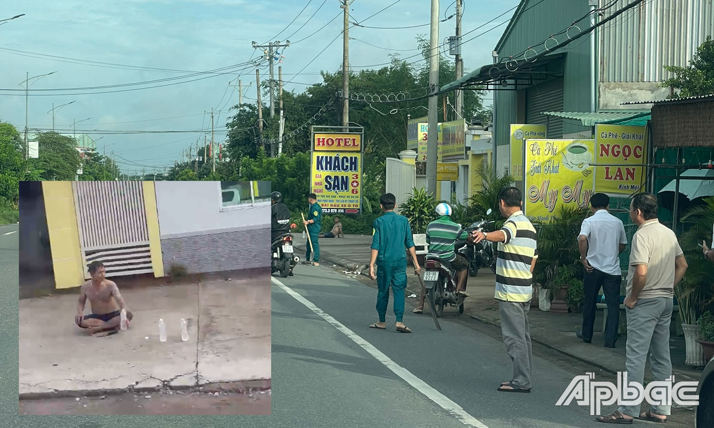 Đối tượng ngáo đá trên quốc lộ 50.