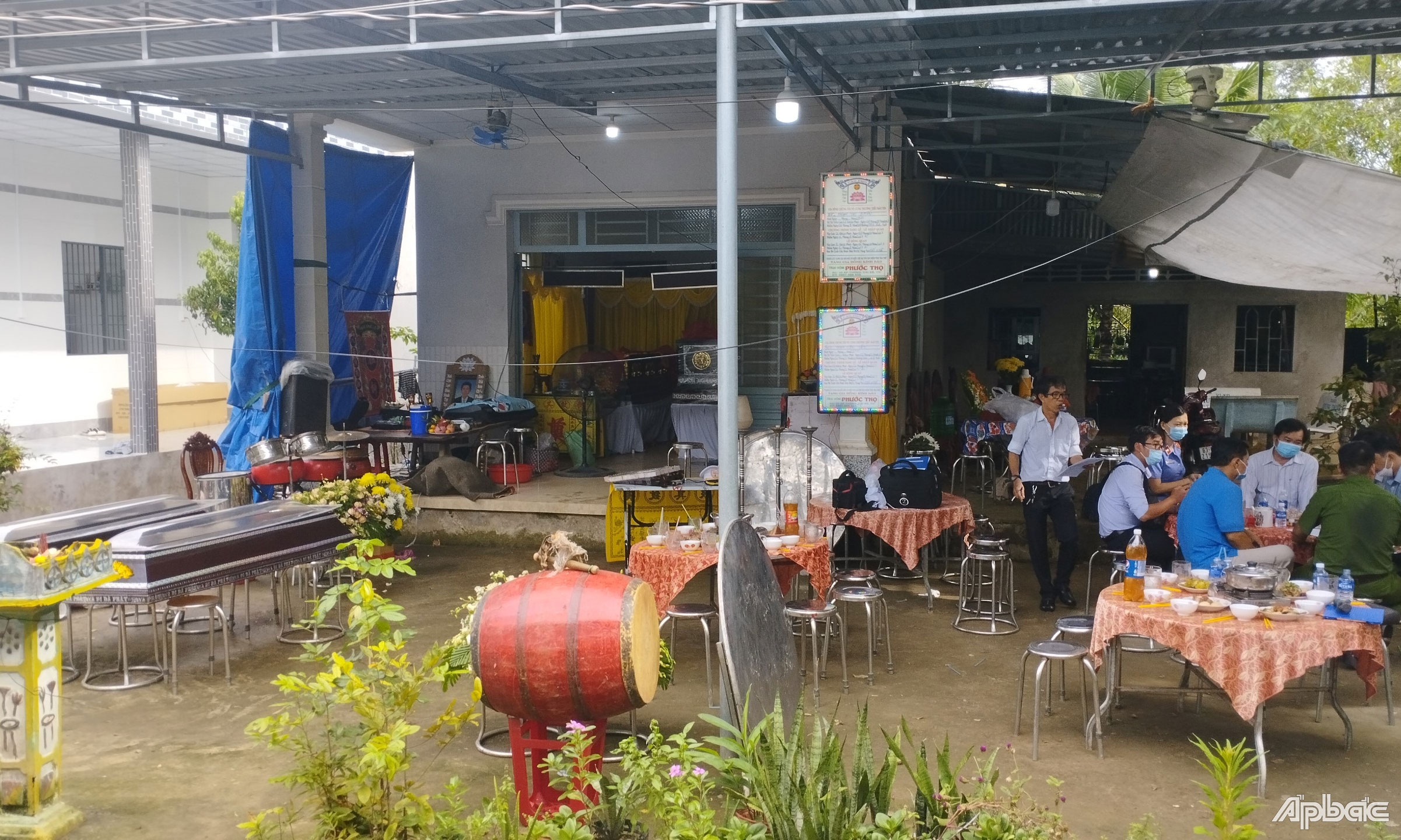 Hiện trường vụ việc.