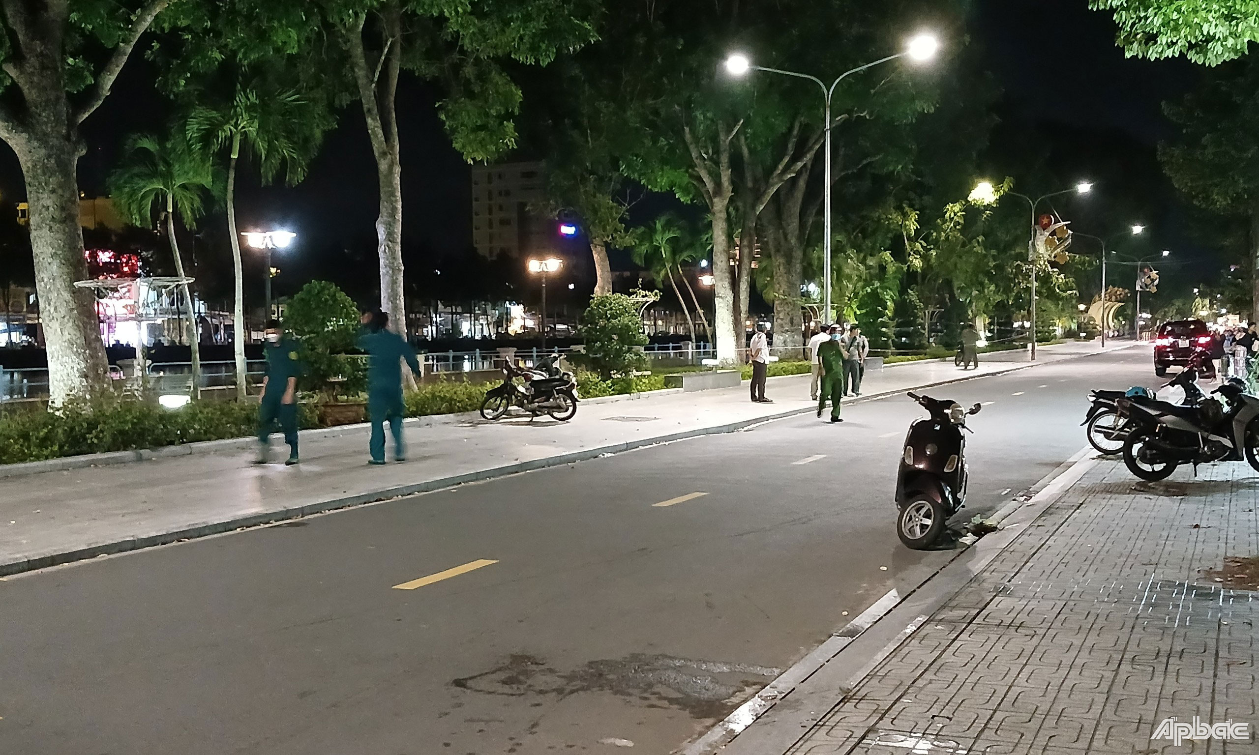 Hiện trường vụ việc.