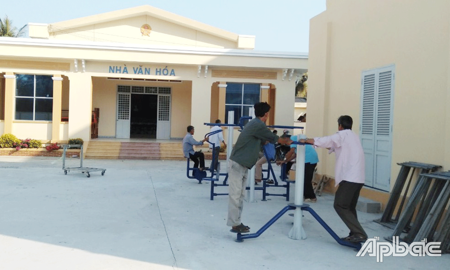 Nhiều nhà văn hóa xã được đầu tư khang trang, khai thác sử dụng hiệu quả.                                                                       Ảnh: Thu Hoài