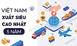 INFOGRAPHIC: Việt Nam xuất siêu cao nhất 5 năm