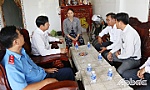 Ban ATGT tỉnh Tiền Giang: Thăm các gia đình có người tử vong do tai nạn giao thông tại huyện Tân Phước