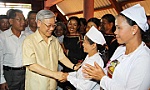Giương cao ngọn cờ đại đoàn kết toàn dân tộc, xây dựng đất nước giàu mạnh