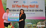 Dự án UN Women: Bàn giao trang thiết bị hỗ trợ hoạt động mô hình 