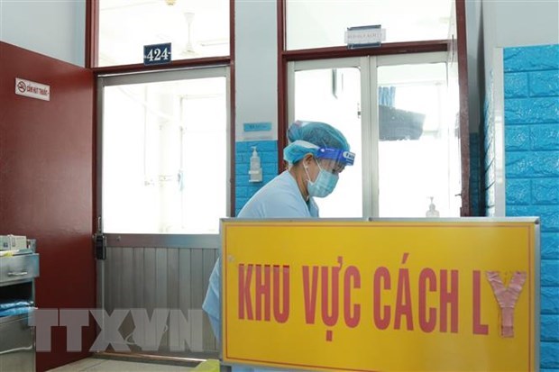 Khu vực cách ly, điều trị bệnh Đậu mùa Khỉ (Nguồn: TTXVN)