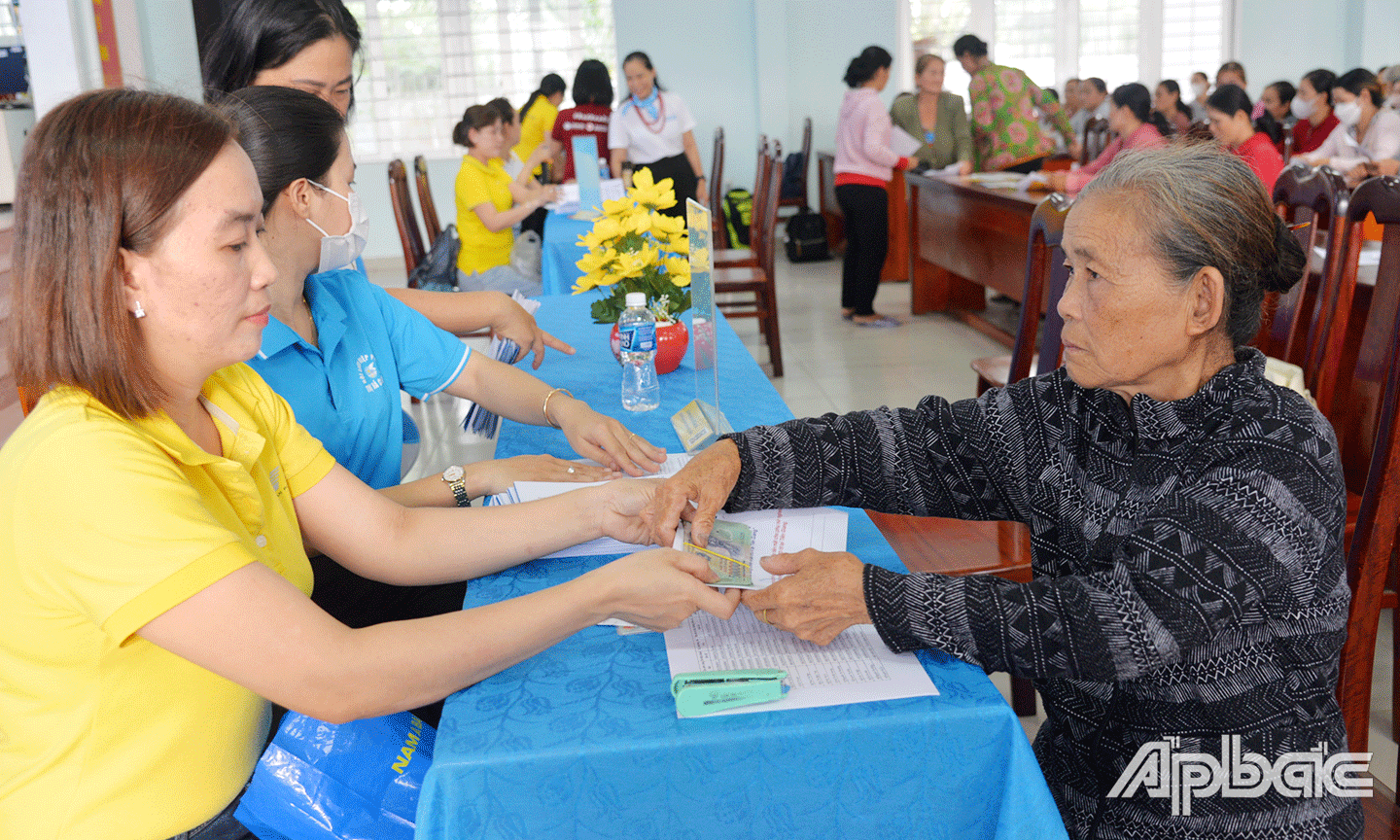 Dự án giải ngân cho các đối tượng thụ hưởng.