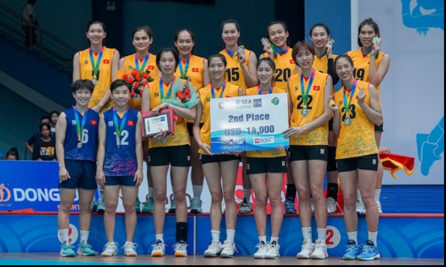 Bóng chuyền nữ Việt Nam sẽ tiếp tục là đội chủ nhà một lượt giải SEA V.League 2024. Ảnh: VFV