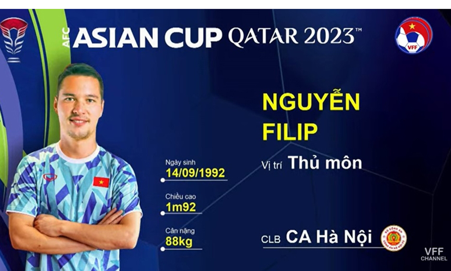 Nguyễn Filip là cái tên đáng chú ý trong thời gian vừa qua. Ảnh: VFF 