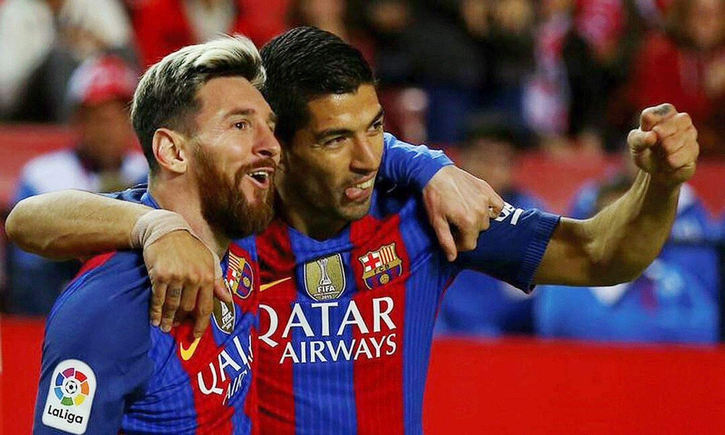 Messi và Suarez từng là cặp đôi rất ăn ý trong màu áo Barcelona (Ảnh: Reuters)