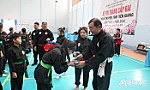 Gần 200 võ sinh thi thăng cấp đai môn Võ Cổ truyền