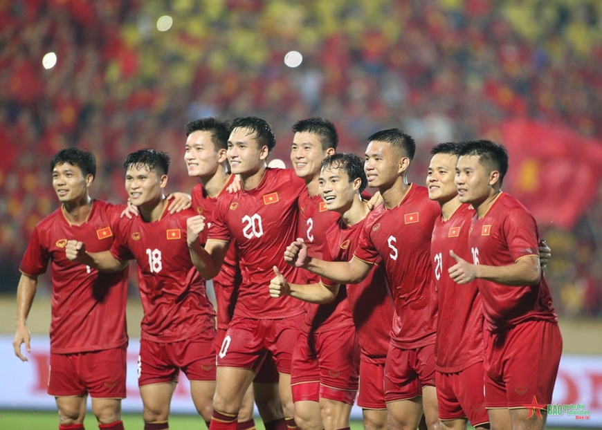 Đội tuyển Việt Nam được AFC quan tâm trước Asian Cup 2023. Ảnh: VIỆT AN