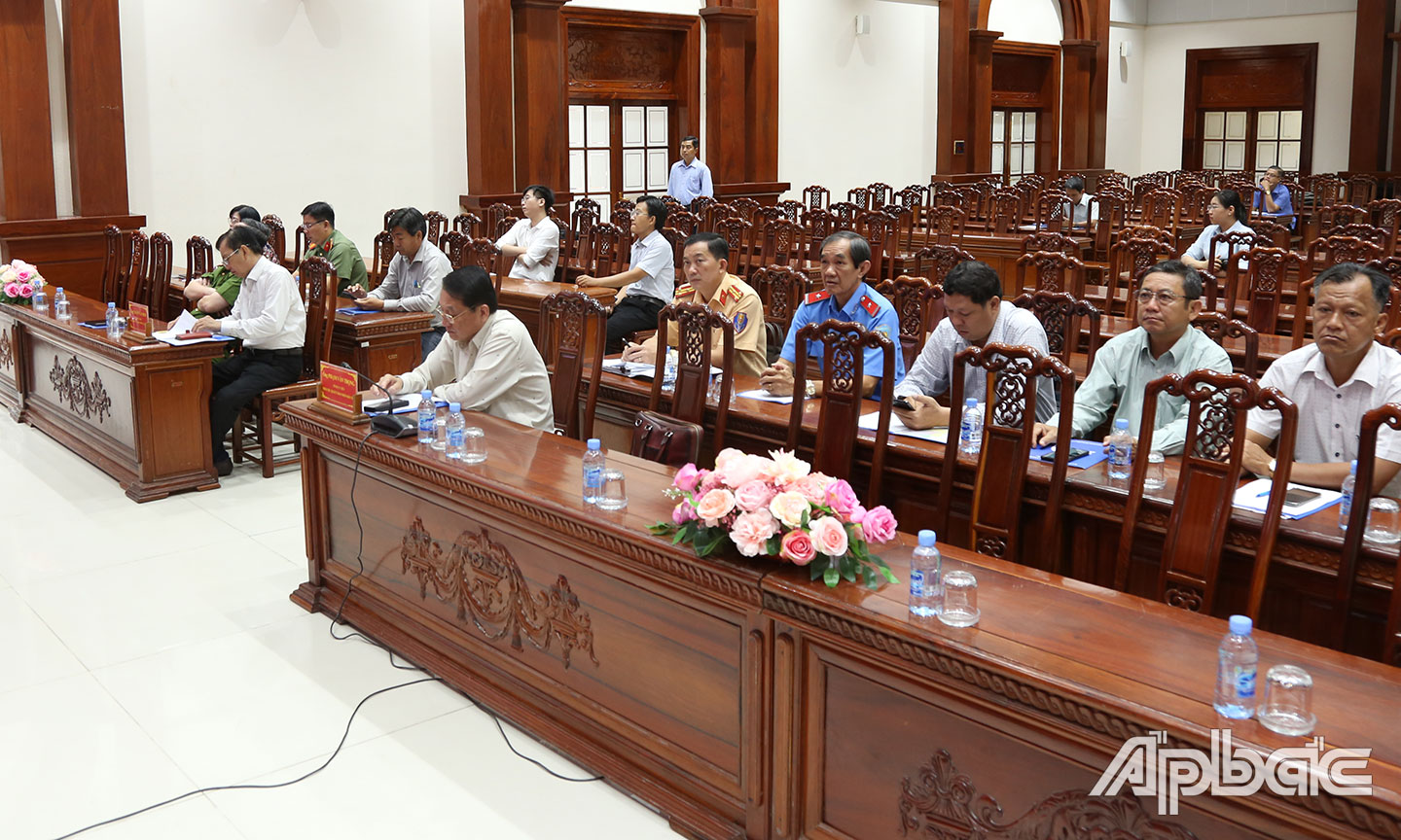 Điểm cầu Tiền Giang.