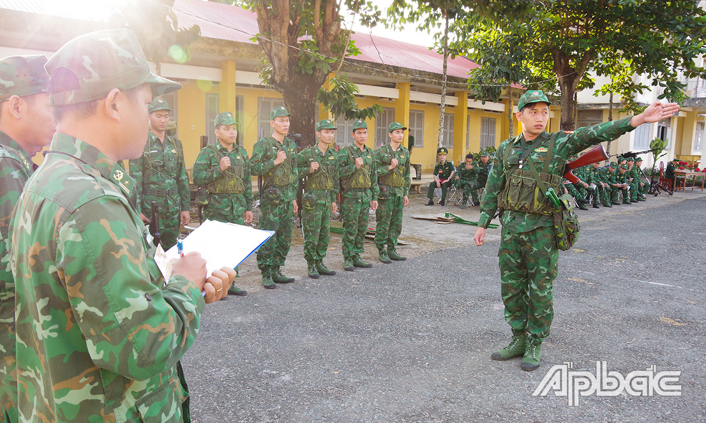 Huấn luyện Chiến thuật biên phòng.