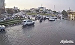 Tiền Giang: Nỗ lực điều tiết giao thông ngã ba Trung Lương do triều cường