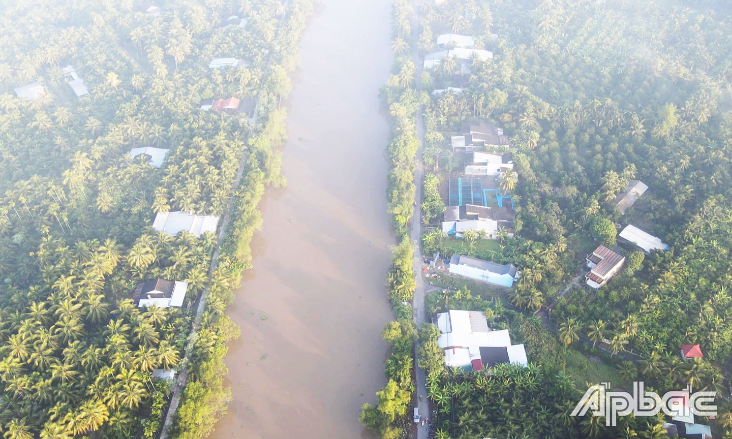 Huyện Châu Thành đã “khoác lên mình màu áo mới” khang trang hơn thông qua công tác xây dựng NTM.