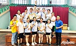 Hơn 70 vận động viên tham gia Giải Bóng chuyền hơi nữ mở rộng