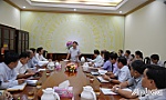 Đoàn Đại biểu Quốc hội tỉnh Tiền Giang làm việc với các sở, ngành tỉnh