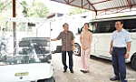 Khảo sát thí điểm xe 4 bánh chạy bằng năng lượng điện phục vụ khách du lịch