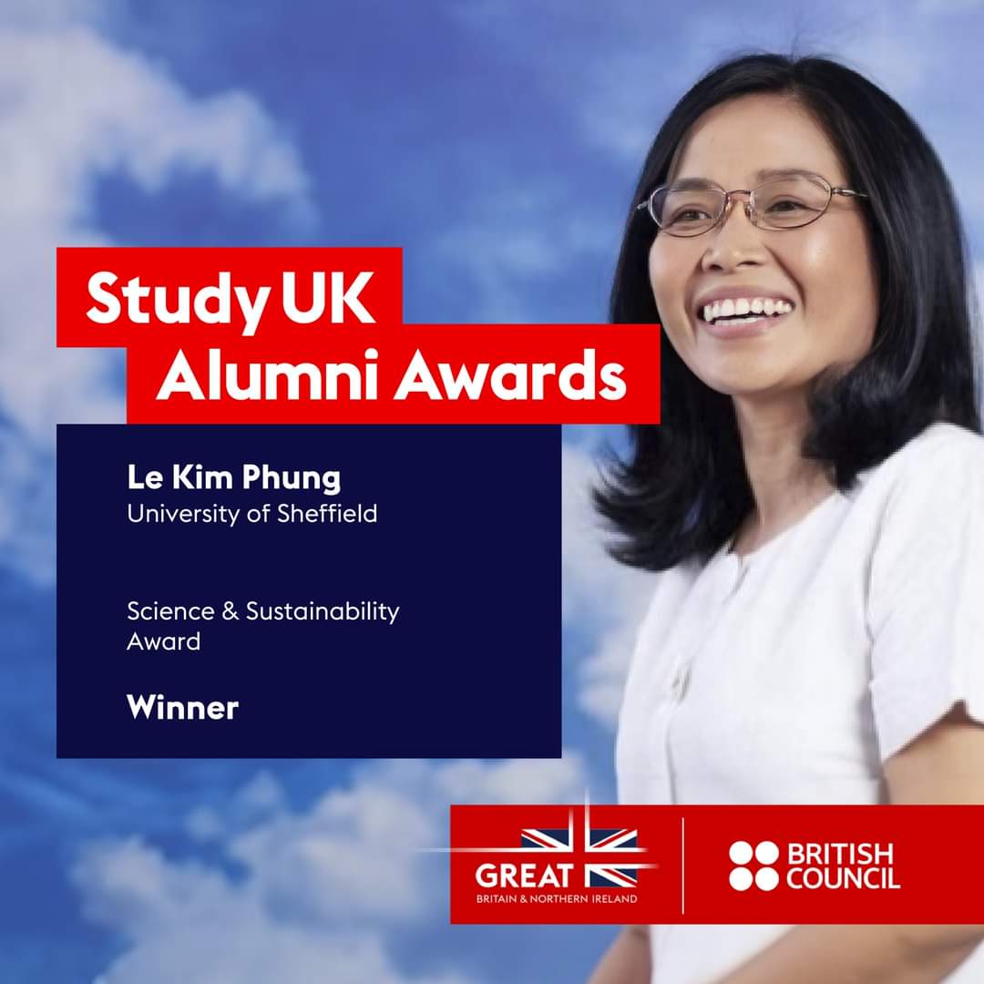 PGS. TS Lê Kim Phụng, cựu sinh viên Trường University of Sheffield. Ảnh: Hội đồng Anh