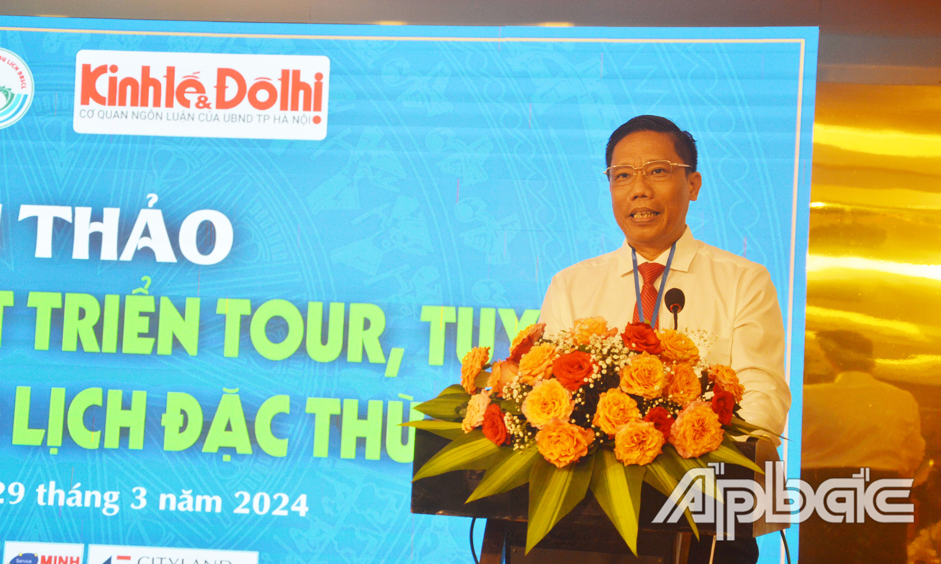 Lãnh đạo UBND TP. Cần Thơ phát biểu tại hội thảo.