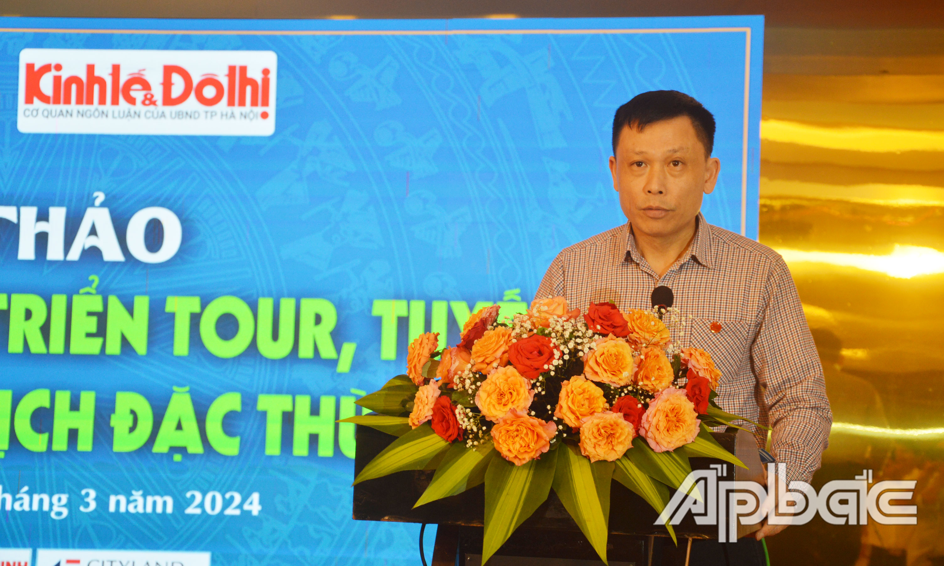 PGS. TS Nguyễn Thành Lợi, Tổng Biên tập Báo Kinh tế & Đô Thị phát biểu tại hội thảo.