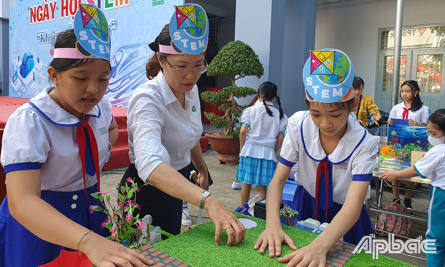 Ngày hội STEM vừa diễn ra tại TP. Mỹ Tho.