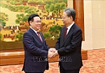 Chủ tịch Quốc hội Vương Đình Huệ hội đàm với Chủ tịch Quốc hội Trung Quốc Triệu Lạc Tế