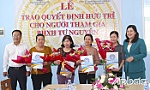 Trao Quyết định hưu trí cho người tham gia bảo hiểm xã hội tự nguyện