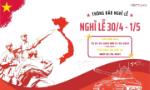 Thông báo về thời gian nghỉ lễ, việc treo cờ Tổ quốc, khẩu hiệu nhân dịp kỷ niệm 49 năm Ngày Giải phóng miền Nam, thống nhất đất nước và Ngày Quốc tế Lao động