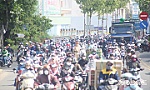 Đông đúc phương tiện 