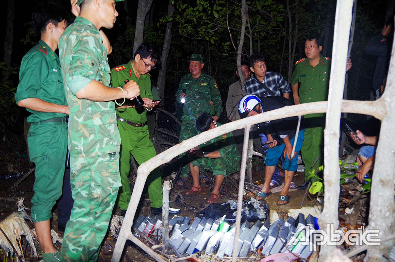 Số lượng ma túy được các lực lượng phát hiện tại hiện trường. 
