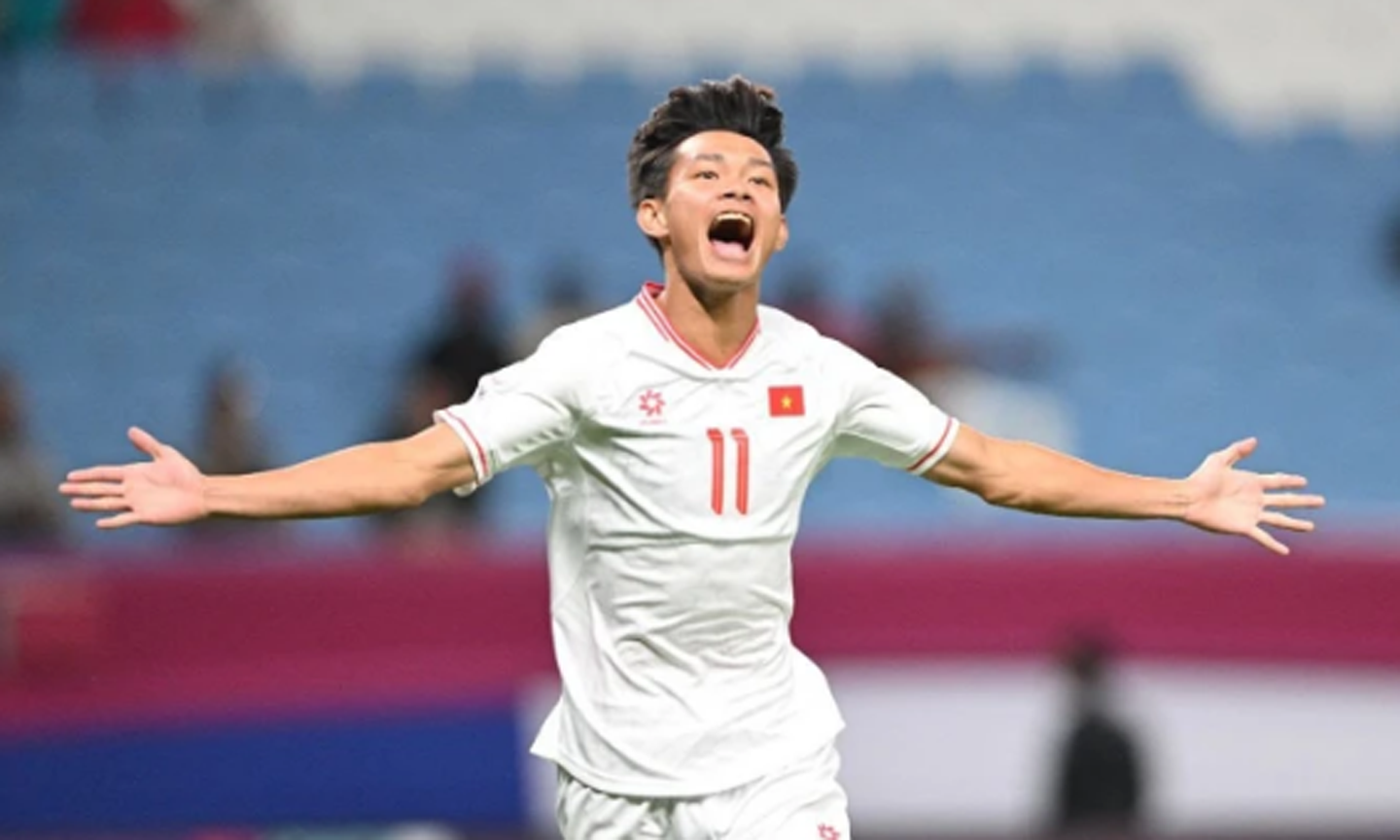 Bùi Vĩ Hào lập cú đúp trong trận thắng 3-1 của U23 Việt Nam ở ngày ra quân. Ảnh: ĐOÀN NHẬT