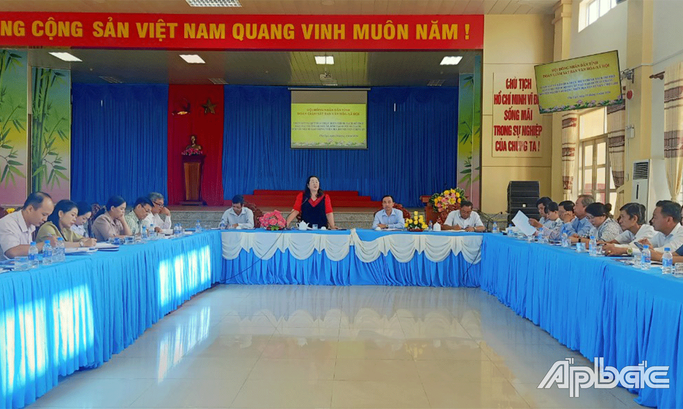 Quang cảnh buổi giám sát.
