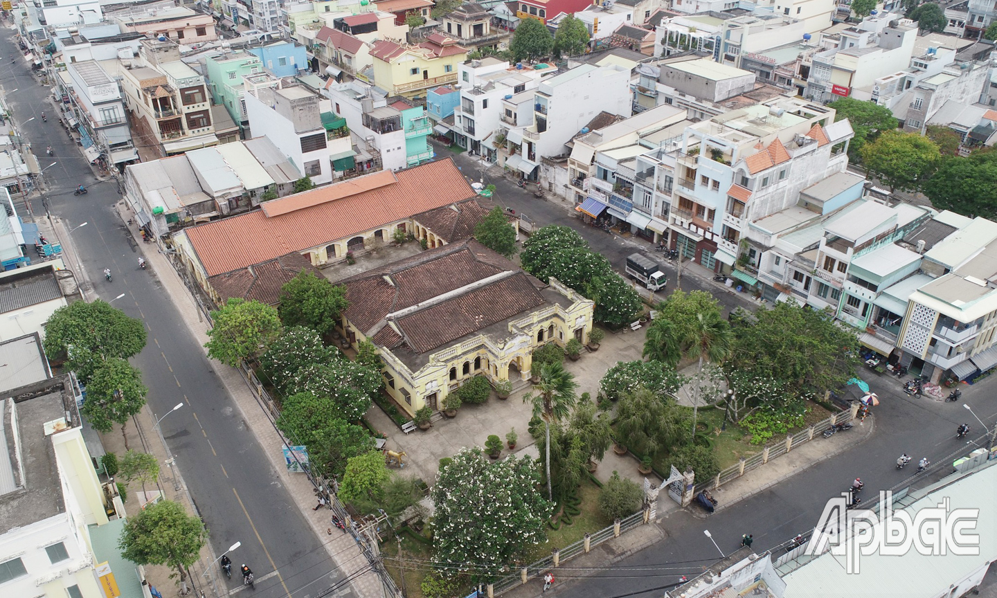 Nhà Đốc phủ Hải nổi tiếng ở Gò Công.