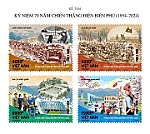Khắc họa 70 năm Chiến thắng Điện Biên Phủ qua tem bưu chính