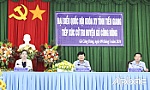 Cử tri huyện Gò Công Đông kiến nghị tìm giải pháp đảm bảo nguồn nước sinh hoạt, sản xuất