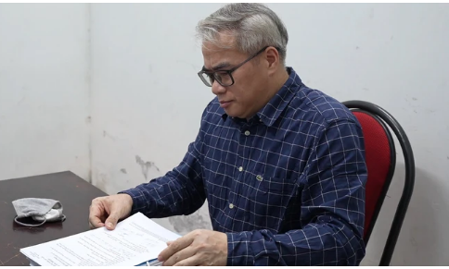 Bị can Đặng Việt Hà, cựu Cục trưởng Cục ĐKVN.