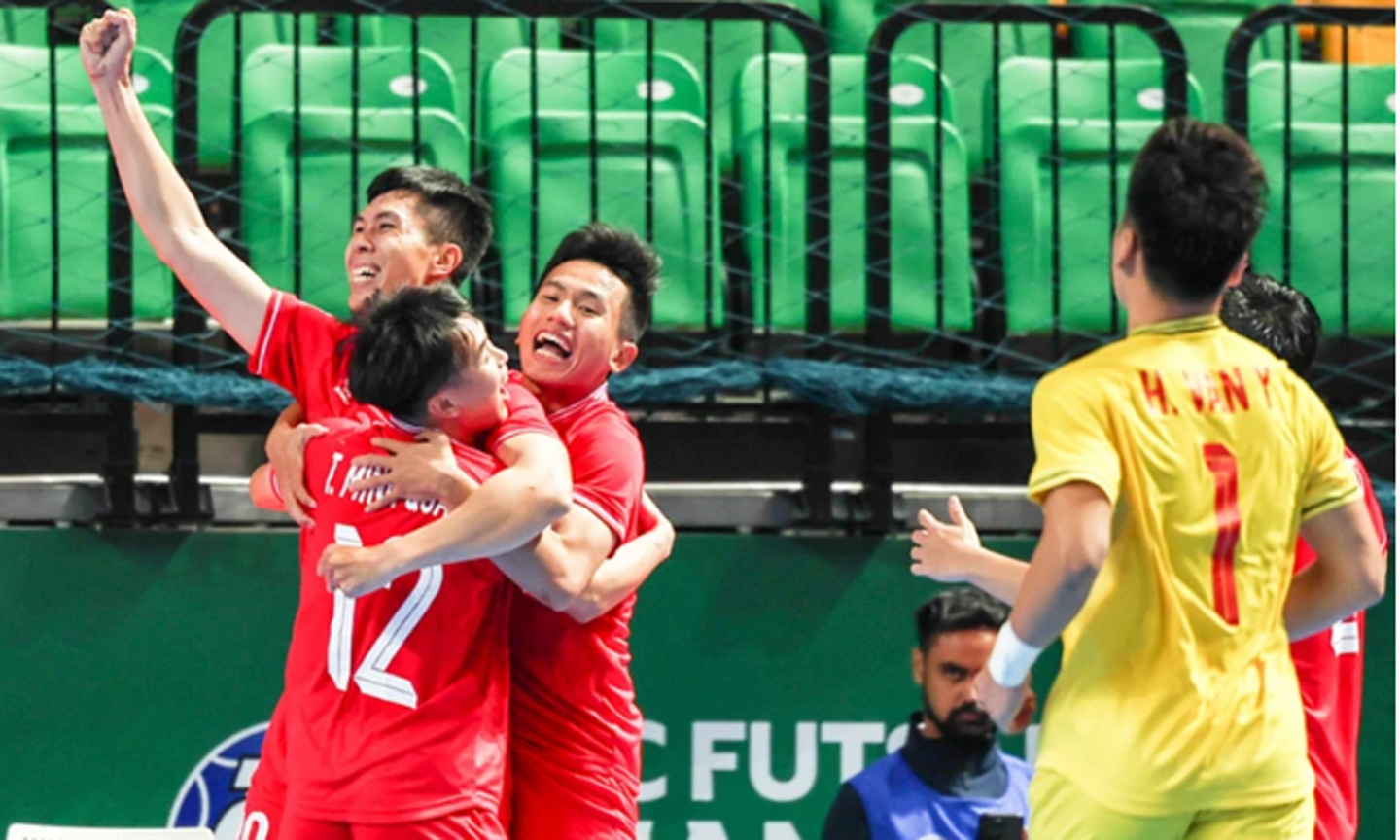 Đội tuyển futsal Việt Nam dưới sự dẫn dắt của huấn luyện viên Diego Guistozzi hiện đứng hạng 33 thế giới. (Ảnh: VFF)